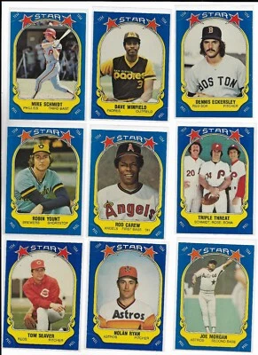 1981 Fleer Star Stickers PICK-A-STICKER Schmidt Ryan Yount Carew Rose REGGIE +++ - Image 1 of 2