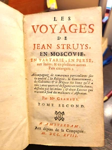 GLANIUS | Les voyages de Jean Struys en Moscovie (...) | Tome 2, 1718 - Bild 1 von 3