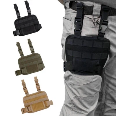 Plataforma de plataforma de pierna caída de cargador ajustable plataforma placa colgante soporte para pistola de muslo Foto 1 de 4