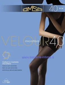 Gruppo 2 collant in microfibra Omsa Velour 40 - Picture 1 of 2