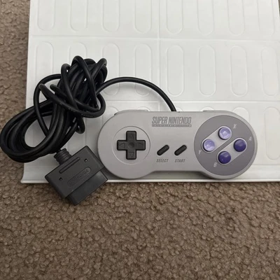 Super Nintendo Original SNES SNS-005 Controller OEM TESTED - Image 1 of 4