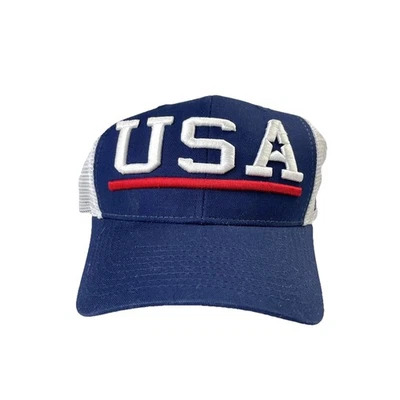 Gorra de camionero Zephyr bandera estadounidense SnapBack malla talla única ajustable ¡NUEVA! Foto 1 de 4