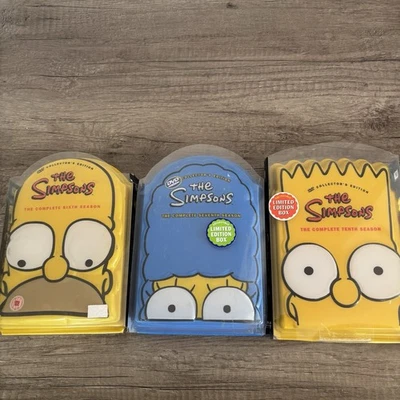 The Simpsons Season 6, 7 & 10 Collectible Limited Edition Boxes - Image 1 of 4