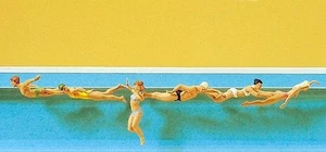 Preiser 10306 HO Scale Recreation & Sports -- Swimming People pkg(6) - Picture 1 of 5