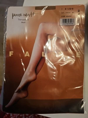 Falke Strapssttrumpfhose transparent matt Größe I 8 1/2-9 neu und ovp - Bild 1 von 2