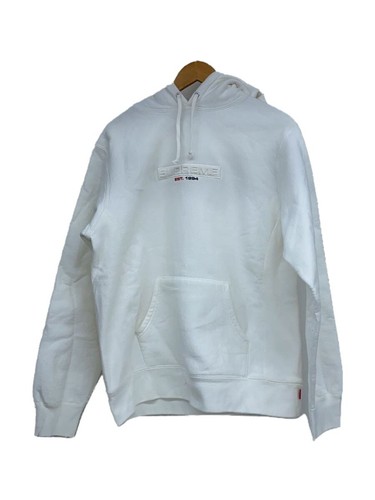 Supreme Felpa con Cappuccio M Cotone WHT