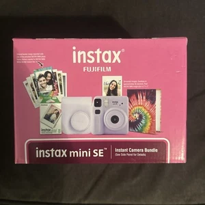 Fujifilm Instax Mini SE Instant  Camera Bundle, Lavender NEW - Photo 1 sur 4