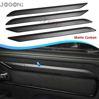 Paneles interiores de puerta de carbono seco Laramie para Dodge Ram 1500 RHO todoterreno 20-25 decoración Foto 1 de 4