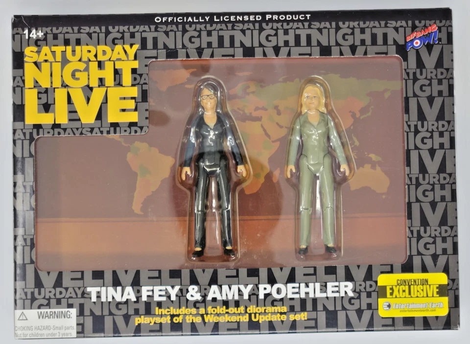 NEW LIMITED SNL Weekend Update Tina Fey Amy Poehler Saturday Night Figure SDCC - Image 1 of 4
