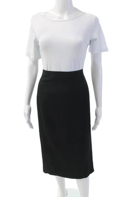 Falda recta azul Marina Rinaldi para mujer con cremallera hasta la rodilla talla 28 Foto 1 de 4