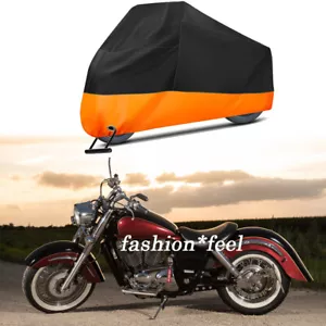 Motorcycle Cover Outdoor Waterproof Rain Wind Dust UV for Honda Shadow 750 1100 - Picture 1 of 12