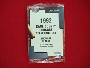 1992 KANE COUNTY COUGARS FLEER PROCARDS MiLB TEAM SET ALEX OCHOA BALT. ORIOLES - Picture 1 of 4