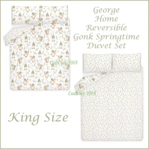 Gonk Springtime Reversible King Size Duvet Set Bedroom Set NEW - Picture 1 of 24