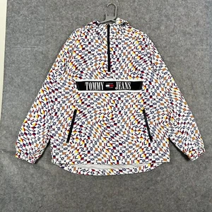 Tommy Hilfiger Jacke Herren Größe L The Chicago Popover Smok Pullover AOP - Bild 1 von 13