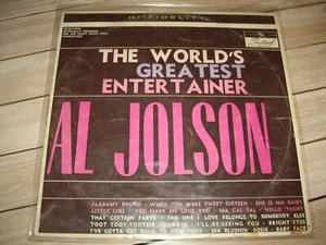 AL JOLSON *RARE OZ 12" LP ' THE WORLD'S GREATEST ENTERTAINER ' 195? GC - Picture 1 of 2