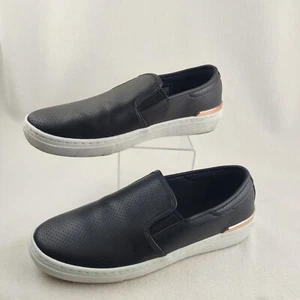 SKECHERS Concept 3 Feel The Vibe Slip-on Sneaker Womens size 10 Black Rose Gold - Picture 1 of 13