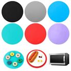Pastry Tray Non-Stick Round Cooking Tool Microwave Mat Silicone Pad Table Mate