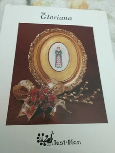 Just Nan Cross Stitch Chart "GLORIANA" Angel - Picture 1 of 1