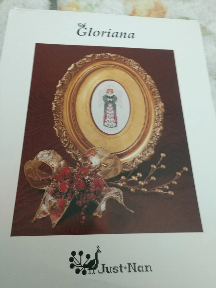 Just Nan Cross Stitch Chart "GLORIANA" Angel - Image 1 of 1