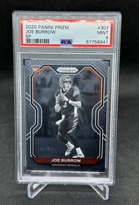 Joe Burrow - 2020 Panini Prizm - SP - PSA 9 MINT - Rookie - Picture 1 of 3