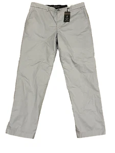 NWT Alfani Men's AlfaTech Classic-Fit Chino Pants Size 32 x 30 Steel Gray - Picture 1 of 4