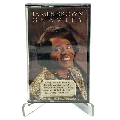 James Brown Gravity Cassette Tape 1986 Scotti Brothers CBS NEW & SEALED NOS 80s - Image 1 of 4