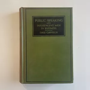 PUBLIC SPEAKING AND INFLUENCING MEN IN BUSINESS ~ DALE CARNEGIE ~ 1950 HARDCOVER - Picture 1 of 7