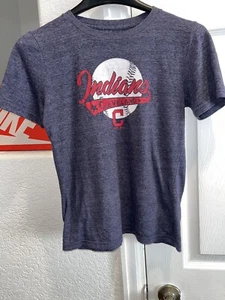 Cleveland Indians Baseball Shirt Size Med Youth 10-12 - Picture 1 of 4