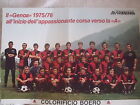 Genoa 1893 Squadra 1975 76 Con Sponsor Boero Poster Manifesto Calcio