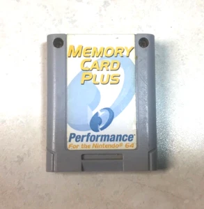 Performance Memory Card for Nintendo 64 N64 System Console P-302E Tested - Picture 1 of 4
