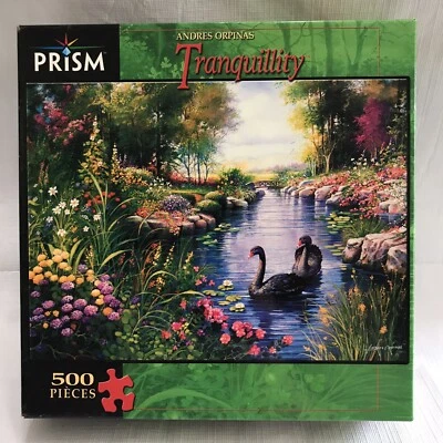 Rompecabezas cisnes Tranquillity Andres Orpinas 2006 prisma 500 piezas sellado Foto 1 de 4