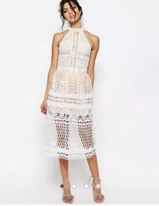 Jarlo Selma Cut Out Bloggers Wedding Races Prom Formal Occasion Dress UK12 BNWT - Picture 1 of 11