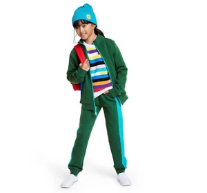 Youth Kids' Track Jogger Pants - LEGO Collection x Target, Green CHOOSE SIZE - Picture 1 of 3