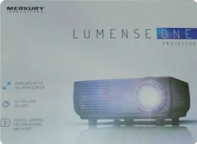 Merkury Innovations Lumense One Multi-Purpose Projector 20" - 150"New in box  - Image 1 of 3