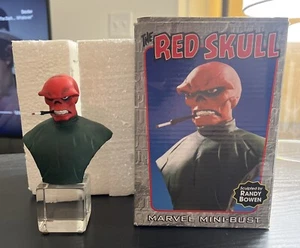 1999 BOWEN DESIGNS MARVEL CAPTAIN AMERICA RED SKULL 5 1/2" MINI BUST /3000. NICE - Picture 1 of 15