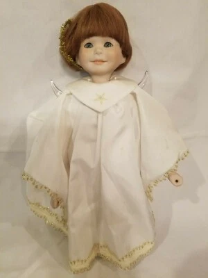"Muñeca de porcelana Phyllis Parkins 1991 13"" primera edición serie Angel" Foto 1 de 4