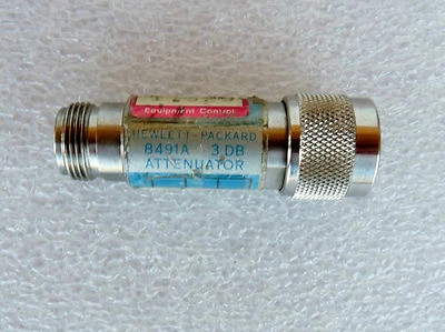 ATENUADOR FIJO COAXIAL AGILENT HP 8491A 3DB DC A 12,4 GHz TIPO N MACHO HEMBRA Foto 1 de 3