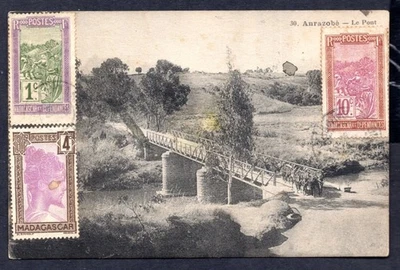 Madagascar - Postal de Anrazobe de los años 30 Foto 1 de 2