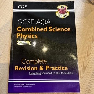 9-1 GCSE Combined Science: Physics AQA Higher Complete Revision ... by CGP Books - Picture 1 of 2