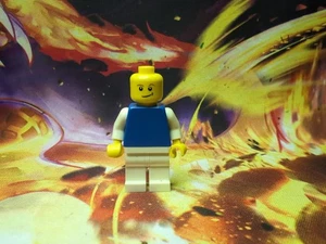 LEGO Lápiz Mecánico MINI FIGURA con CAMISA AZUL Solo Usado Raro Difícil de Encontrar - Imagen 1 de 4