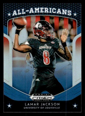 Lamar Jackson 2019 Panini Prizm Draft Picks #59 Silver - Image 1 of 2