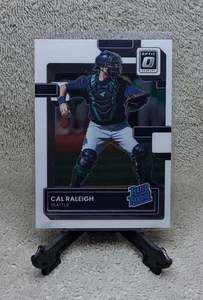 Tarjeta de novato Cal Raleigh 2022 Donruss Optic Cromo Clasificado #39 Seattle Mariners - Imagen 1 de 2