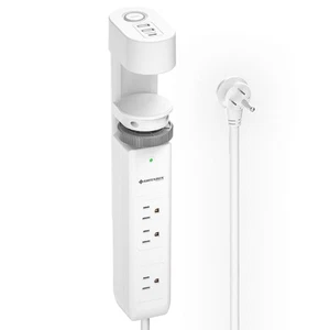 Desk Clamp Power Strip,with USB-C,1020JFlat Plug, 6FT Cord,ETL Listed (15A/1875W - Picture 1 of 15