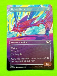 MTG  Aetherdrift - Skybox Ferry - Borderless - Foil - Picture 1 of 2