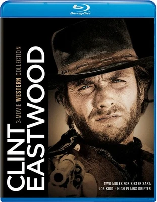 Clint Eastwood 3-movie Western Collection Blu-ray Mitchell Ryan NEW - Imagem 1 de 2