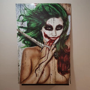 Serious by Daveed Benito (24" x 36" Poster) Batman Joker - Picture 1 of 7