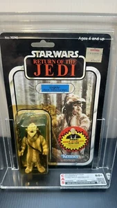1984 Star Wars Return of the Jedi ROTJ 77 BACK-B LOGRAY CAS80+Y not AFA MOC - Bild 1 von 23