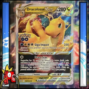 Carte Pokémon : Dracolosse Vstar SWSH236 - E&B Promo - Pokémon GO - NEUF - FR - Imagen 1 de 3