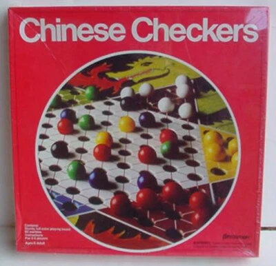 NEW PRESSMAN 1992 CHINESE CHECKERS SEALED BOARD GAME WITH 60 MARBLES #2053 - Image 1 of 4