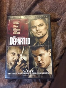 The Departed DVD Jack Nicholson, Leonardo Dicaprio, Matt Damon Drama - Picture 1 of 3
